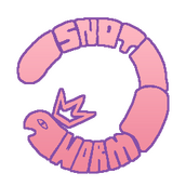 logo of a worm with a crown reading: Snot Worm